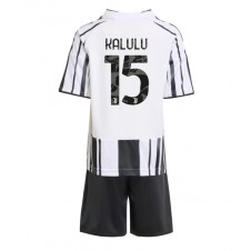 Juventus Pierre Kalulu #15 Hjemmedraktsett Barn 2025-26 Kortermet (+ korte bukser)